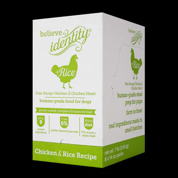 Identity Pet Believe Bland Diets Chicken & Rice Gently Cooked Dog Food Recipe