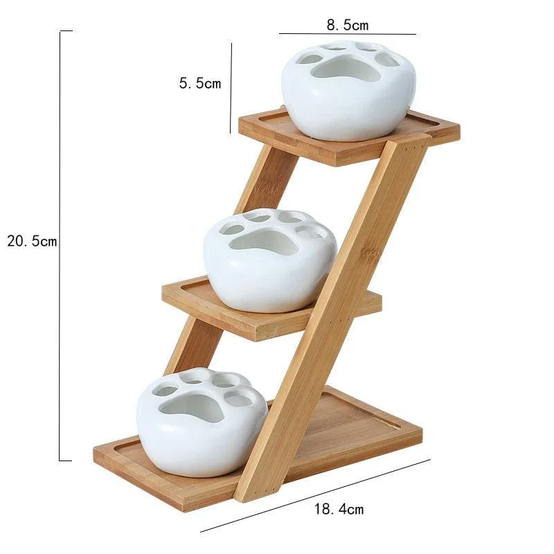 3 pots & 1 ladder holder