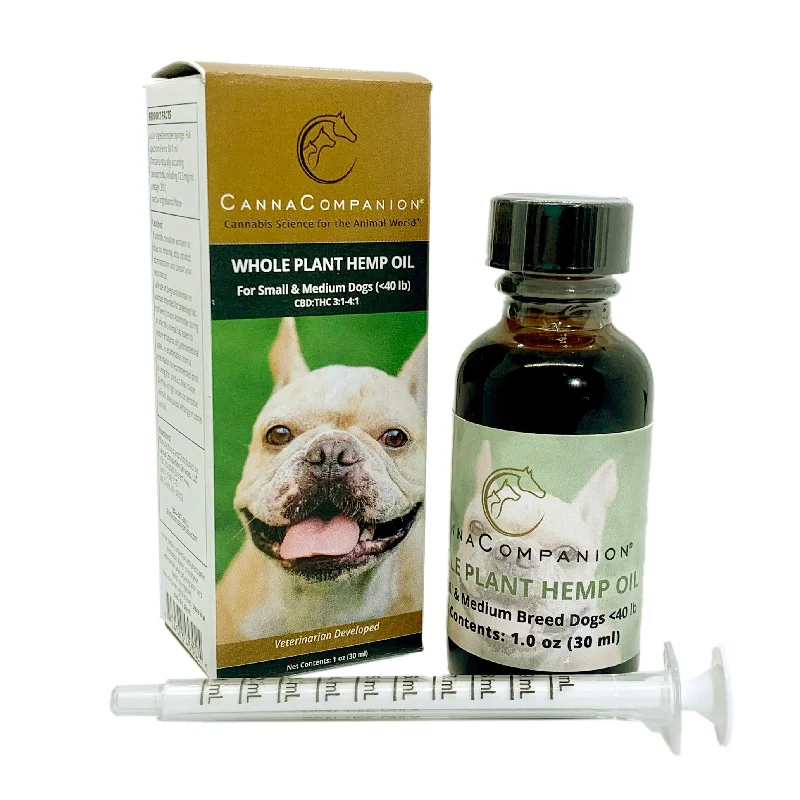 Whole Plant Hemp CBD Oil For Small & Medium Dogs <40 lb