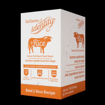 Identity Pet Believe Bland Diets Beef & Rice Gently Cooked Dog Food Recipe