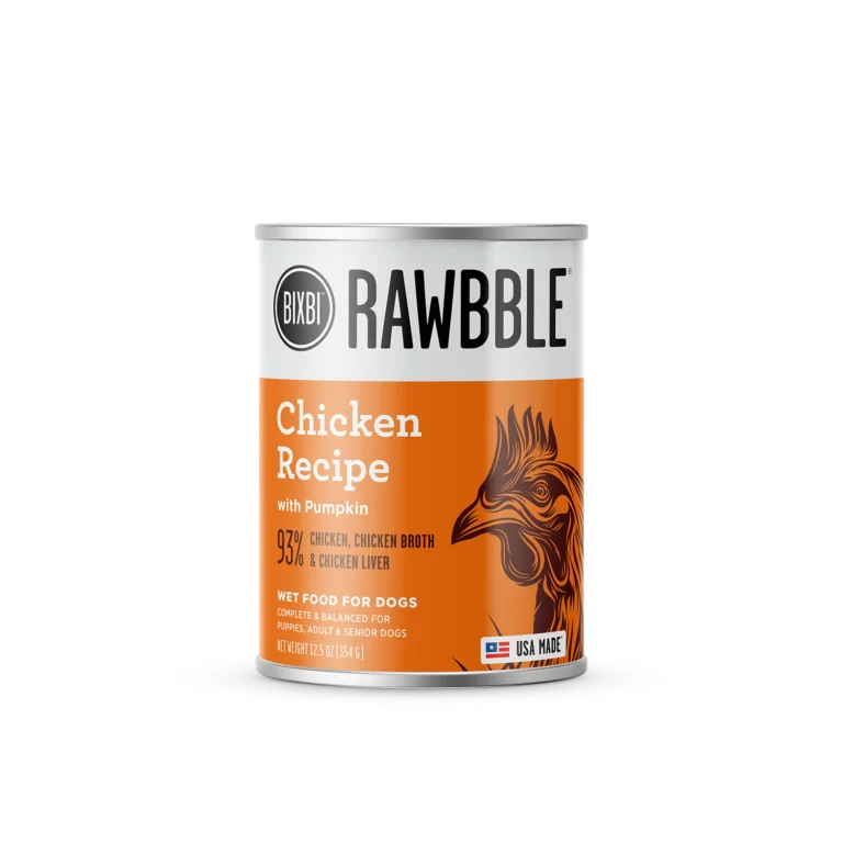 BIXBI Rawbble® Wet Food for Dogs – Chicken Paté Recipe