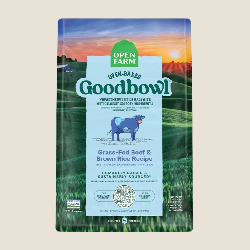 MSPCA Donation - Open Farm - Goodbowl Grass-Fed Beef & Brown Rice Recipe for Dogs