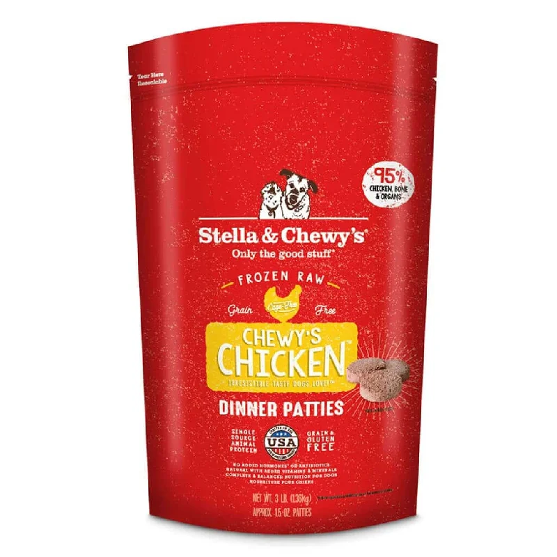 Stella & Chewy's Chewy’s Chicken Frozen Raw Patties Dog Food