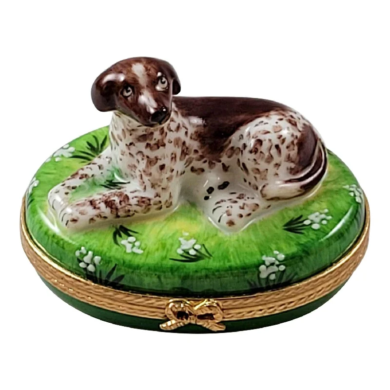 German Short Haired Pointer Dog Figurine