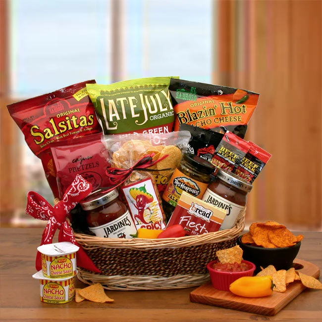 A Little Spice Gourmet Salsa & Chips Gift Basket