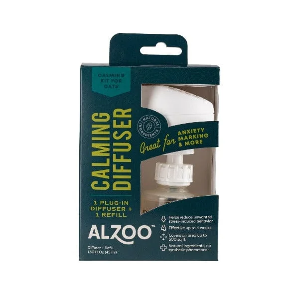 ALZOO Plant-Based Calming Diffuser Kit for Cats