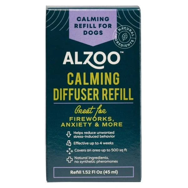 ALZOO Plant-Based Calming Diffuser Refill for Dogs