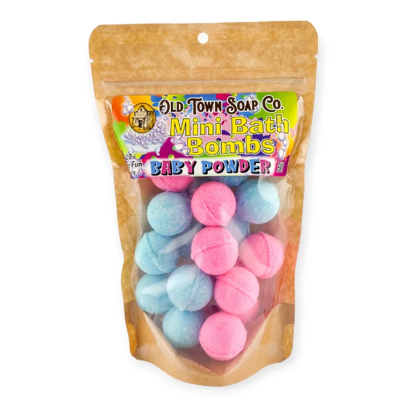 Baby Powder Mini Bath Bombs