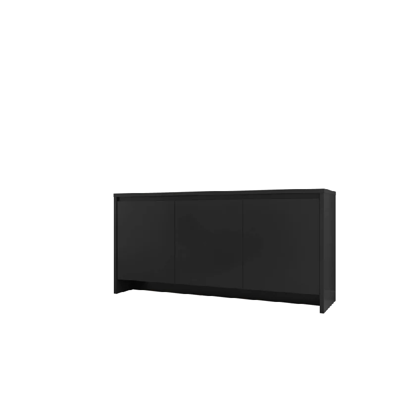 FB Madrid Buffet L1600 x W460 x H780mm Black #5052305 (No Warranty)