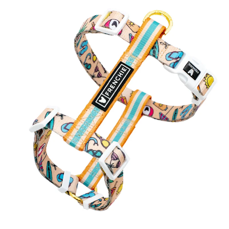 Frenchie Strap Harness - Beach Bum