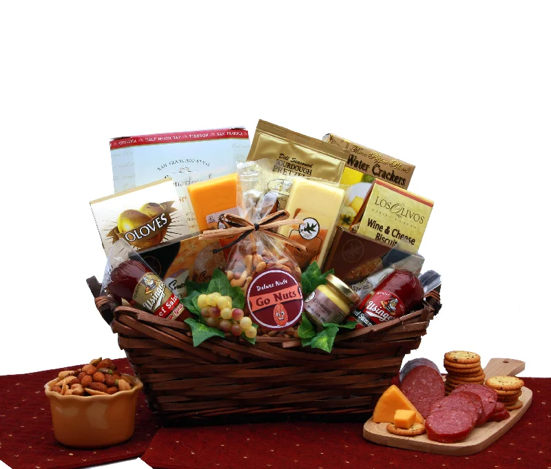 Gourmet Delights Gift Basket