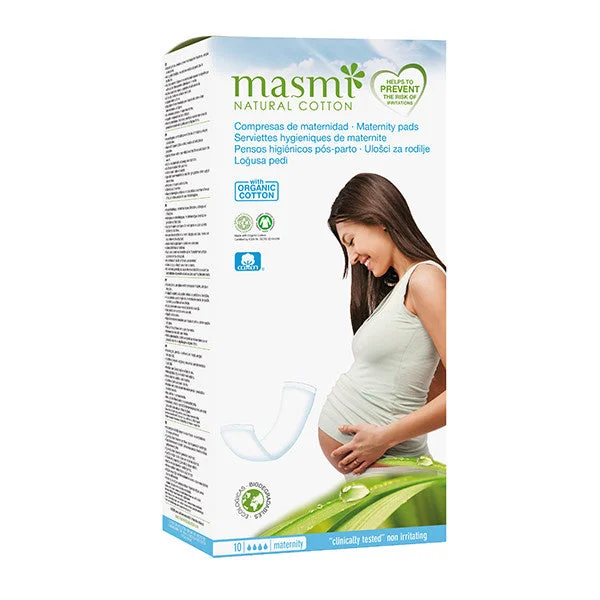 Masmi Organic Cotton Maternity Pads 10s (For Post Partum)