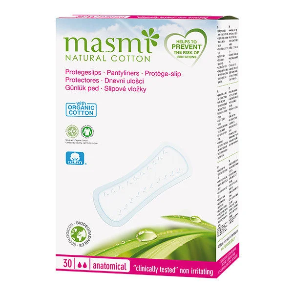 Masmi Organic Pantyliner- Anatomical 30s