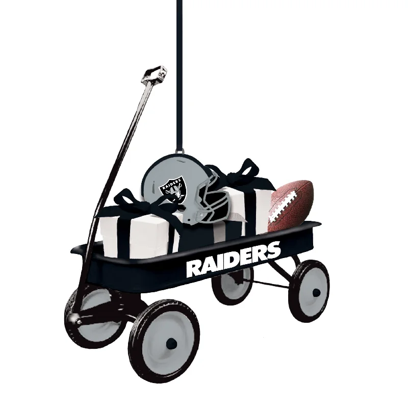 NFL Raiders Wagon Ornament