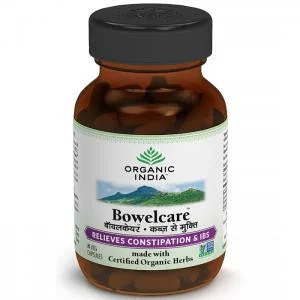 Organic India Bowelcare 60 capsules Bottle