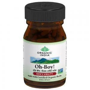 Organic India Oh-Boy 30 Caps Bottle