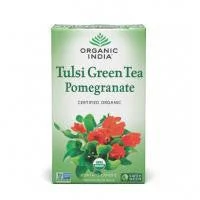 Organic India Tulsi Green Tea Pomegranate