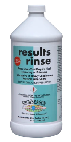 Showseason Results Rinse Pet Finishing Rinse - 32 oz