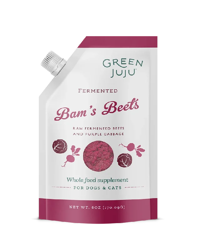 Green Juju Bam's Beets Raw Fermented Supplement for Dogs & Cats 6oz