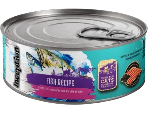 Inception Wet Cat Food Fish Recipe 5.5oz Can