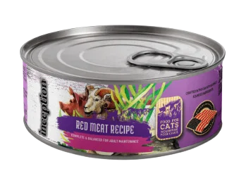 Inception Wet Cat Food Red Meat Recipe 5.5oz Can