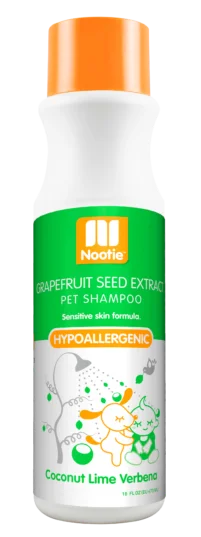 Nootie Grapefruit Seed Extract Coconut Lime Verbena Hypoallergenic Shampoo for Dogs (16-oz)