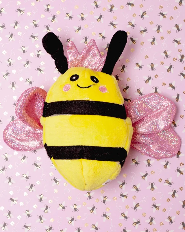 2-in-1 Queen Bee + Baby Bee Squeaky Dog Toy (FINAL SALE)