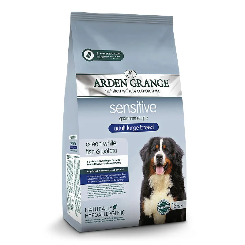 Arden Grange Sensitive Adult Large Breed Dry Dog Food - 12KG