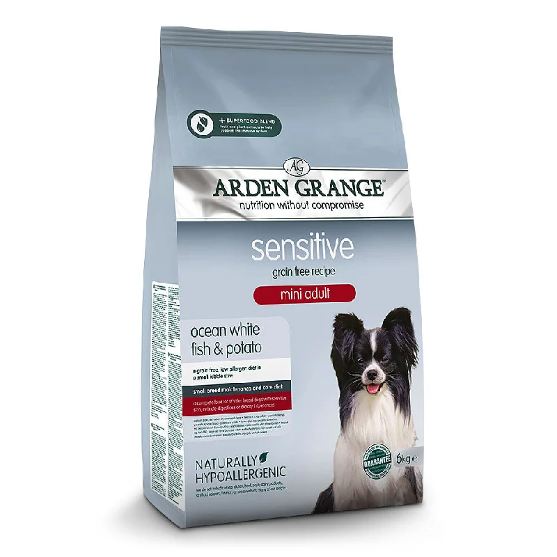 Arden Grange Sensitive Adult Mini Dry Dog Food - 2KG