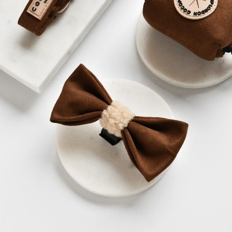 Brown Aviator Bow Tie