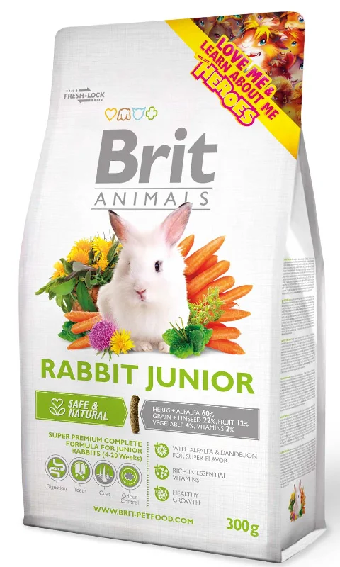 BRIT ANIMALS Rabbit JUNIOR, potpuna hrana za mlade kuniće