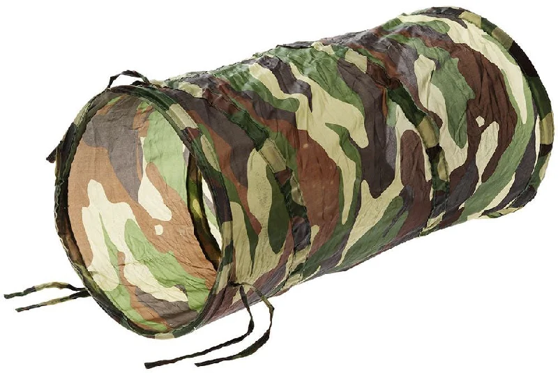 FERPLAST Tunel pentru pisici Camuflaj, poliester, 25x55cm