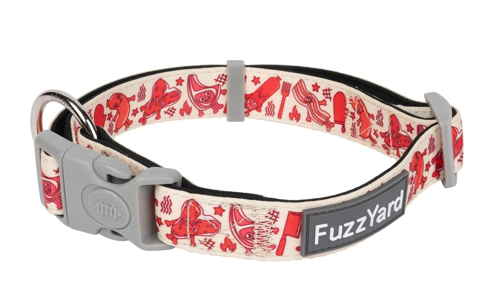 FuzzYard Dog Collar - Meat Heads