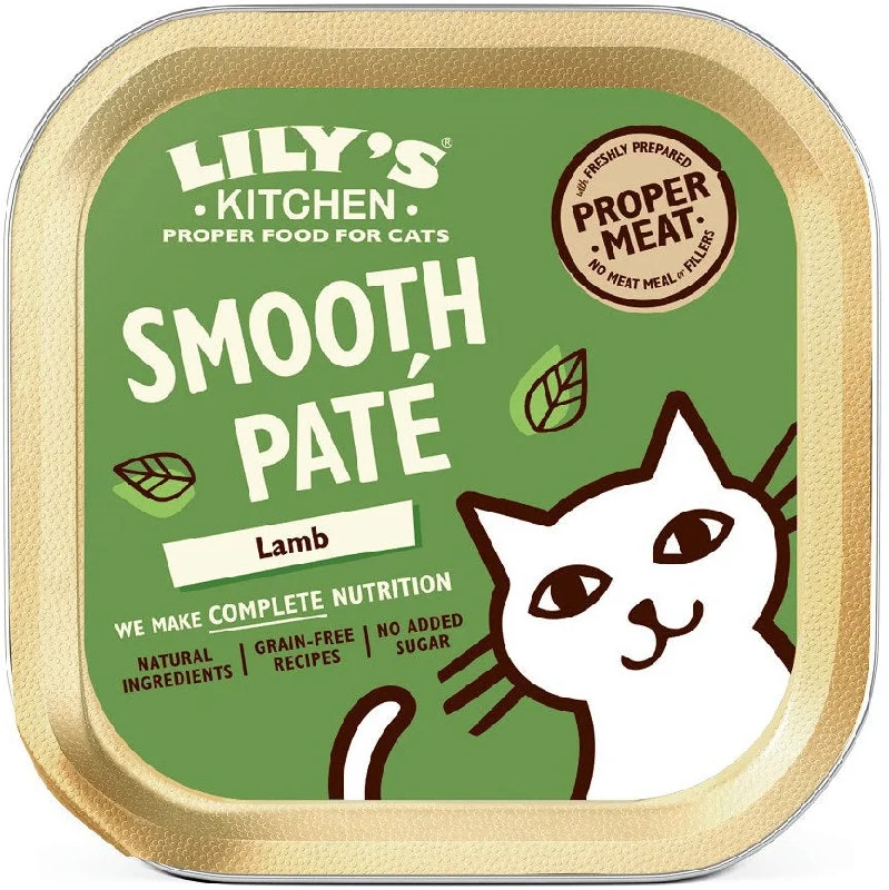 LILY'S KITCHEN Smooth Pat pentru pisici, cu Miel, fără cereale 85g