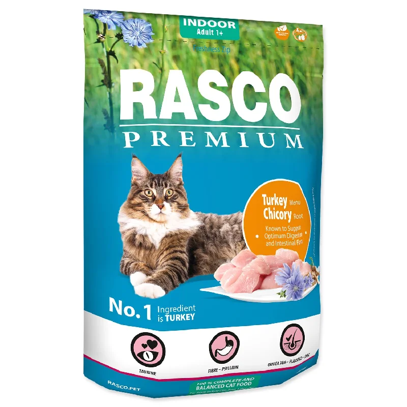 RASCO Premium Cat Indoor, puretina, obogaćeno korijenom cikorije, 2kg