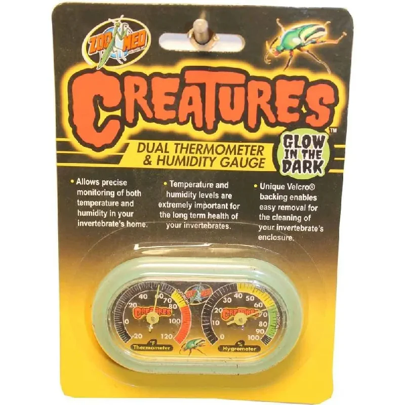 Zoo Med Creatures Dual Thermometer & Humidity Gauge