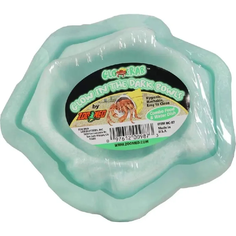 Zoo Med Laboratories Hermit Crab Combo Glow Bowl