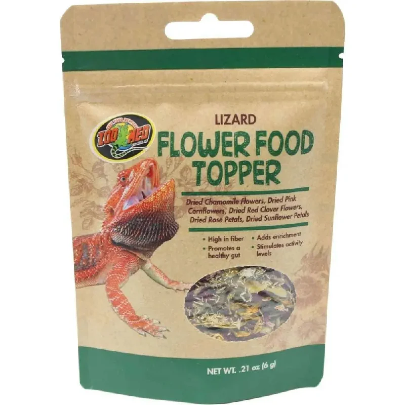 Zoo Med Lizard Flower Reptile Food Topper