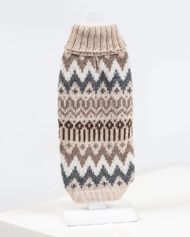 Wooly Winter Alpaca Dog Sweater